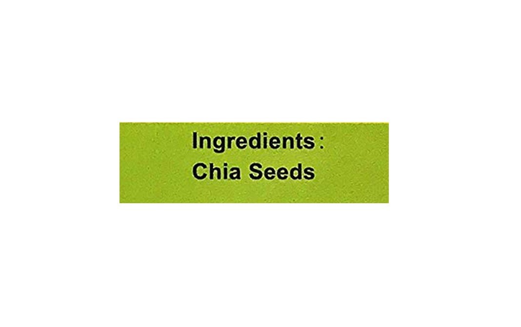 Green Habit Chia Seeds (Salvia Hispanica)   Pack  400 grams